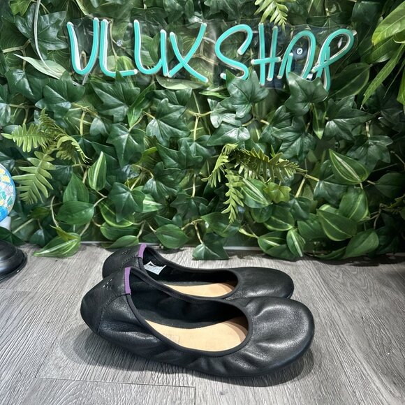 VIVOBAREFOOT Jing Jing Black Leather Flats Women EU 39 Barefoot Minimalist Shoes - Picture 1 of 9